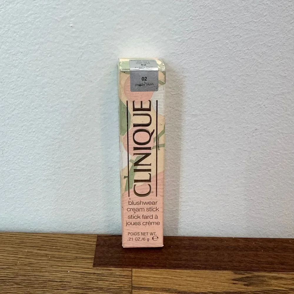 Clinique Blushwear Cream Stick .21oz‎ Peachy Blush Discontinued Makeup NIB